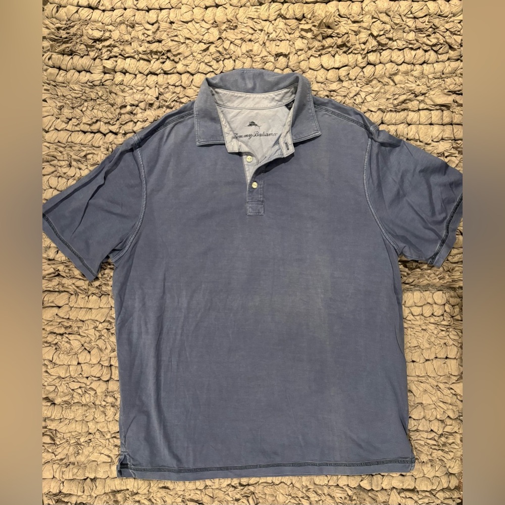 Men's Tommy Bahama Blue Polo Shirt